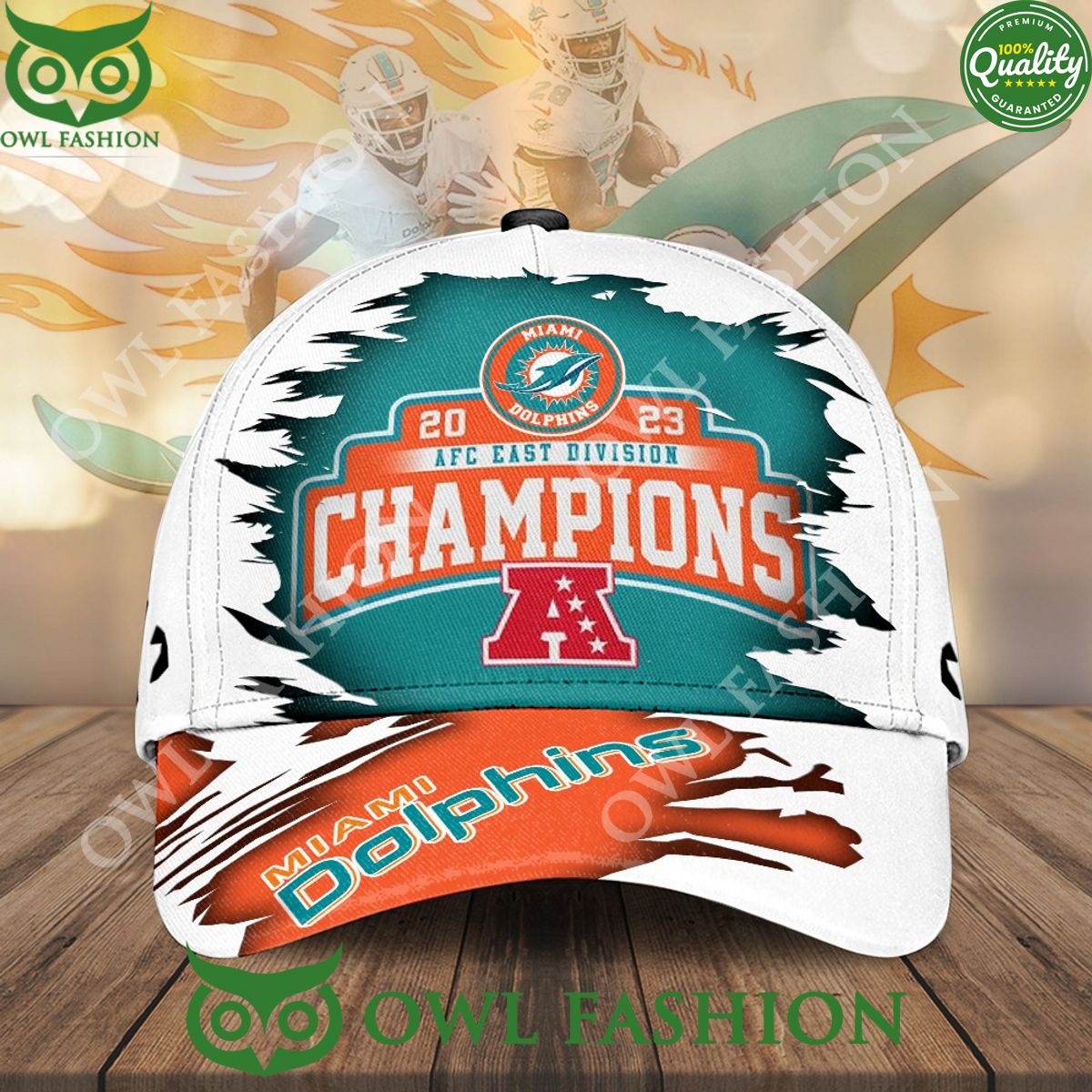AFC East Division Miami Dolphins Champions Classic - Adult & Kids T-Shirts, Sweatshirts & Hoodies apparel design preview 1