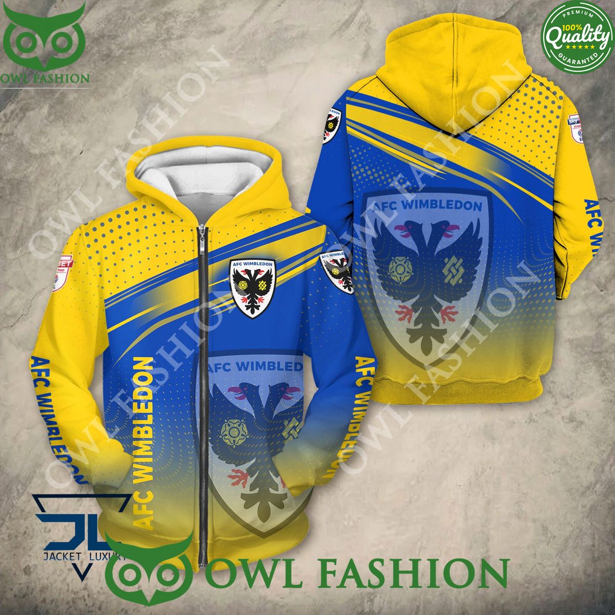 AFC Wimbledon New Design 2024 EFL - Adult & Kids T-Shirts, Sweatshirts & Hoodies apparel design preview 1