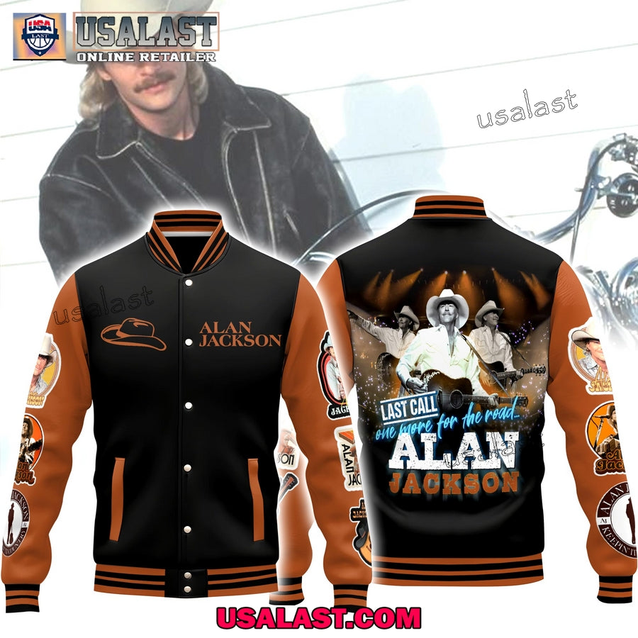 Alan Jackson Last Call One More For The Road Baseball - Adult & Kids T-Shirts, Sweatshirts & Hoodies apparel design preview 1