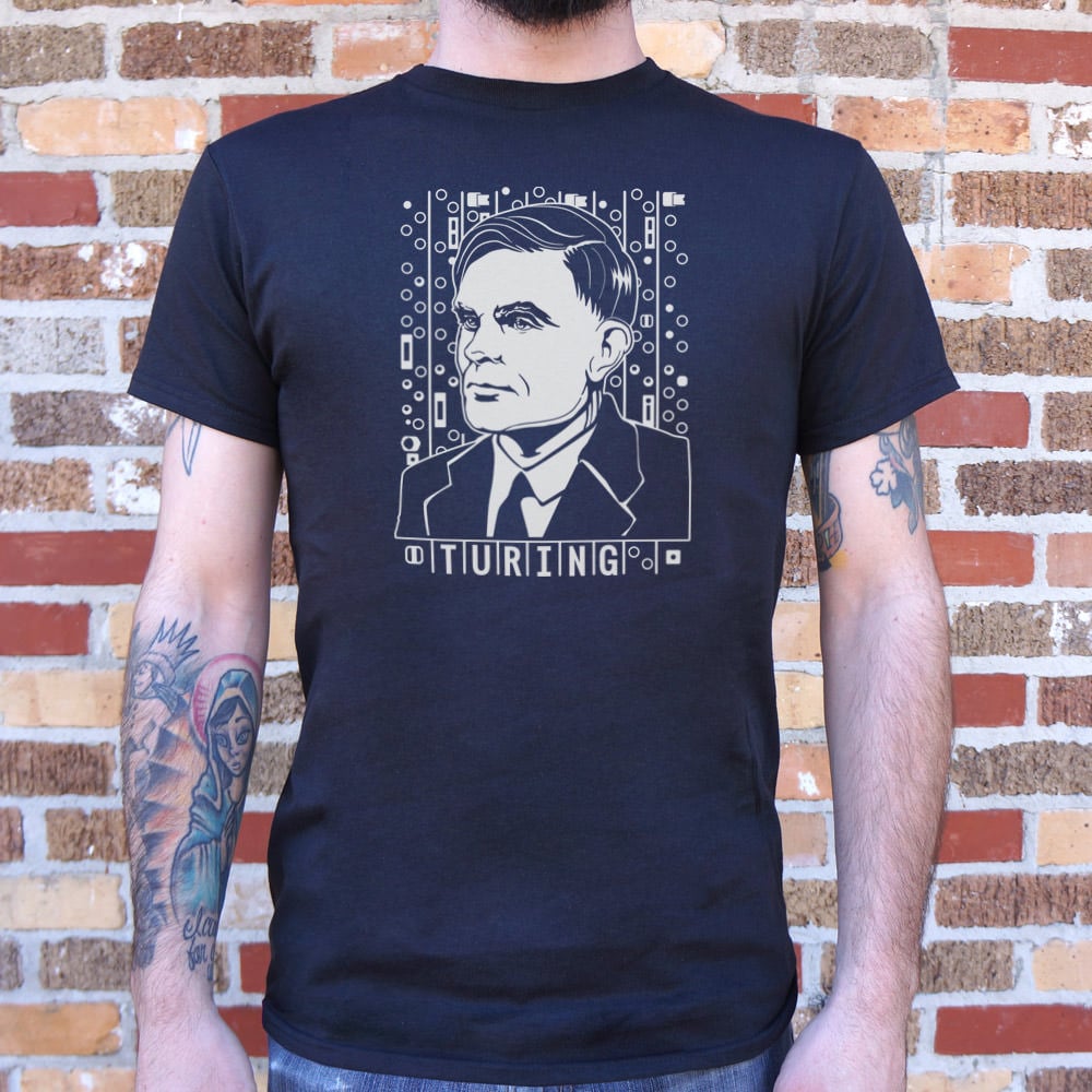 Alan Turing Tribute - Adult & Kids T-Shirts, Sweatshirts & Hoodies apparel design preview 1