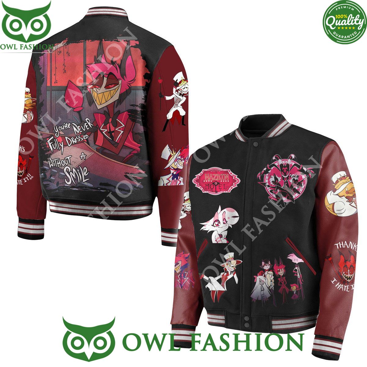 Alastor Hazbin Hotel You never fully dressed without - Adult & Kids T-Shirts, Sweatshirts & Hoodies apparel design preview 1