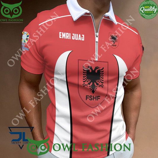 Albania Euro Champion 2024 National Team Polo - Adult & Kids T-Shirts, Sweatshirts & Hoodies apparel design preview 1