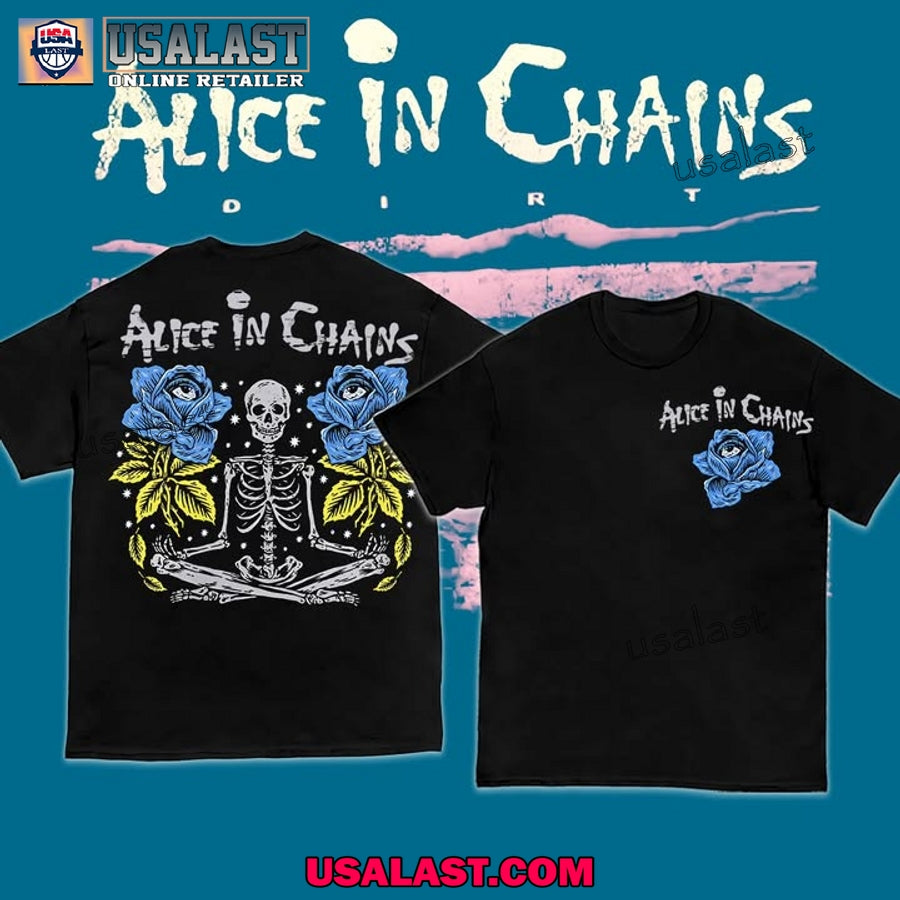 Alice In Chains Blue Rose - Adult & Kids T-Shirts, Sweatshirts & Hoodies apparel design preview 1