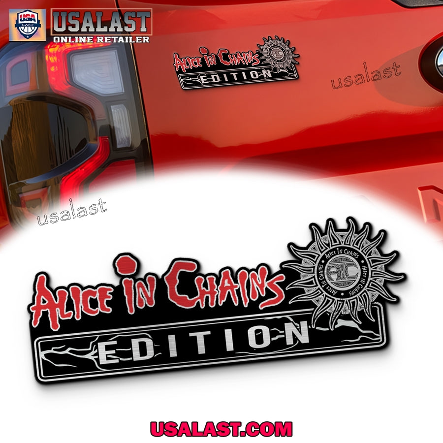 Alice In Chains Edition 3D Engraved Car Emblem - Adult & Kids T-Shirts, Sweatshirts & Hoodies apparel design preview 1