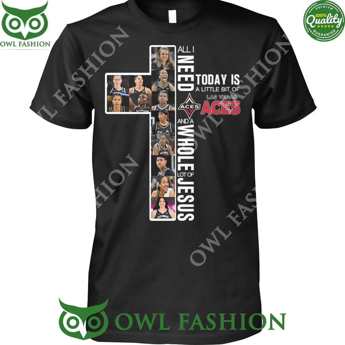 All I need Today a little bit of Las Vegas Aces and - Adult & Kids T-Shirts, Sweatshirts & Hoodies apparel design preview 1
