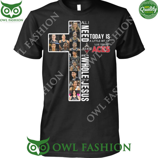 All I need Today a little bit of Las Vegas Aces and - Adult & Kids T-Shirts, Sweatshirts & Hoodies apparel design preview 1