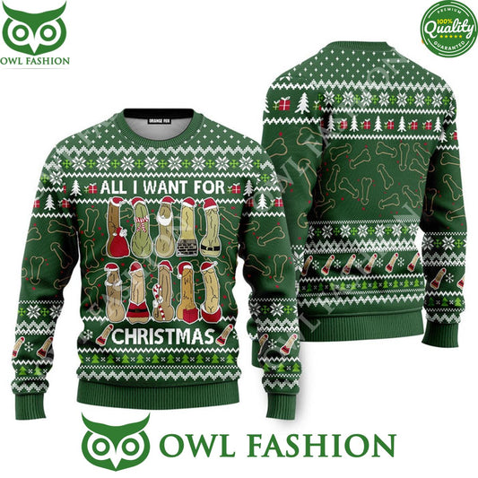 All I Want For Christmas Is You Funny Penis Toys - Adult & Kids T-Shirts, Sweatshirts & Hoodies apparel design preview 1