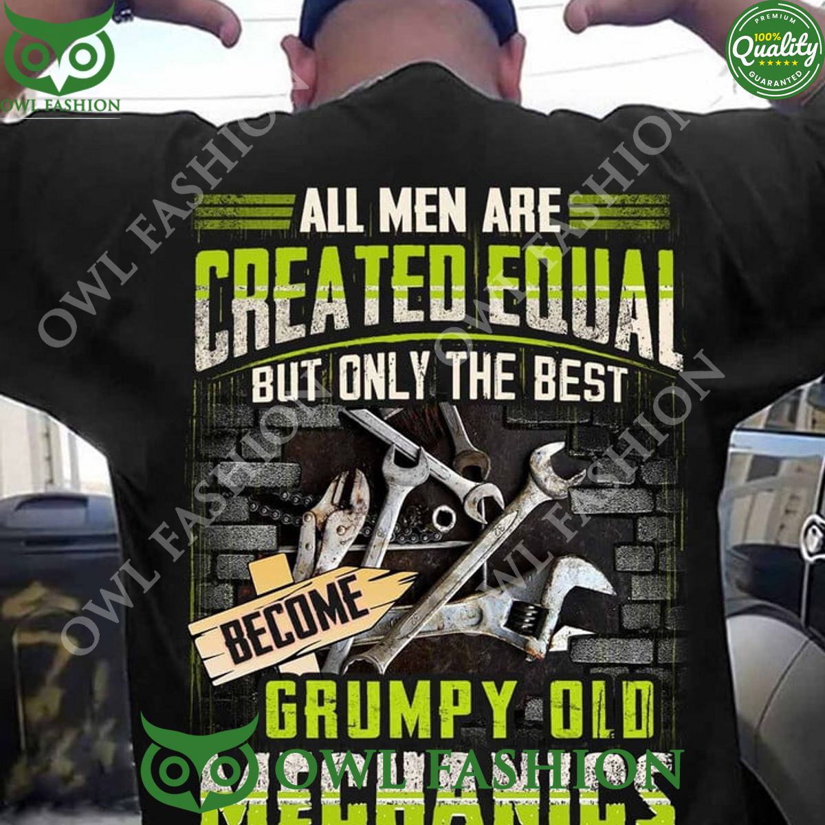 All men are created equal only the best Grumpy old - Adult & Kids T-Shirts, Sweatshirts & Hoodies apparel design preview 1