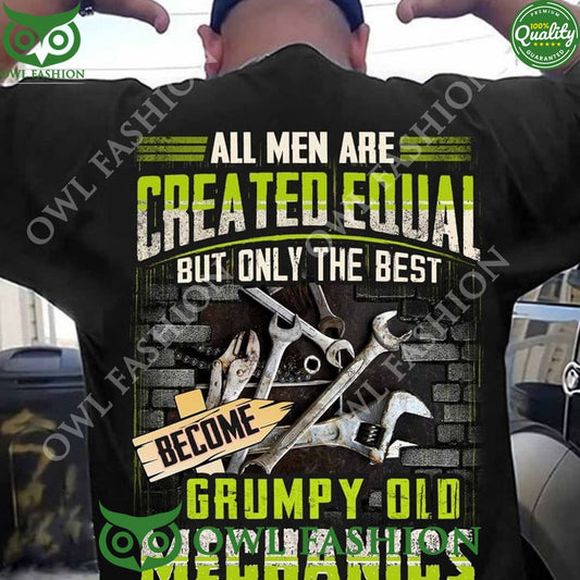 All men are created equal only the best Grumpy old - Adult & Kids T-Shirts, Sweatshirts & Hoodies apparel design preview 1
