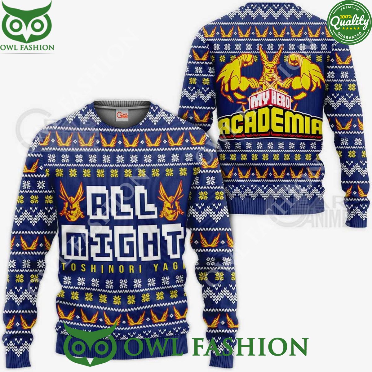 All Might Ugly Christmas Sweater Xmas - Adult & Kids T-Shirts, Sweatshirts & Hoodies apparel design preview 1