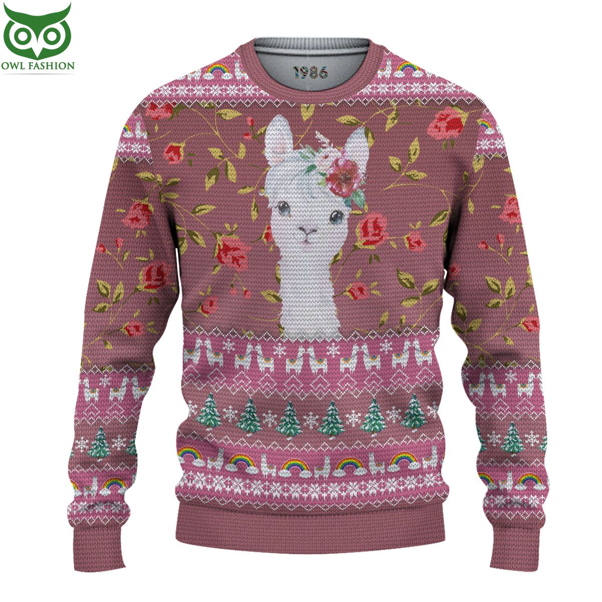 Amazing Llama Camel Christmas Sweater Jumper - Adult & Kids T-Shirts, Sweatshirts & Hoodies apparel design preview 1