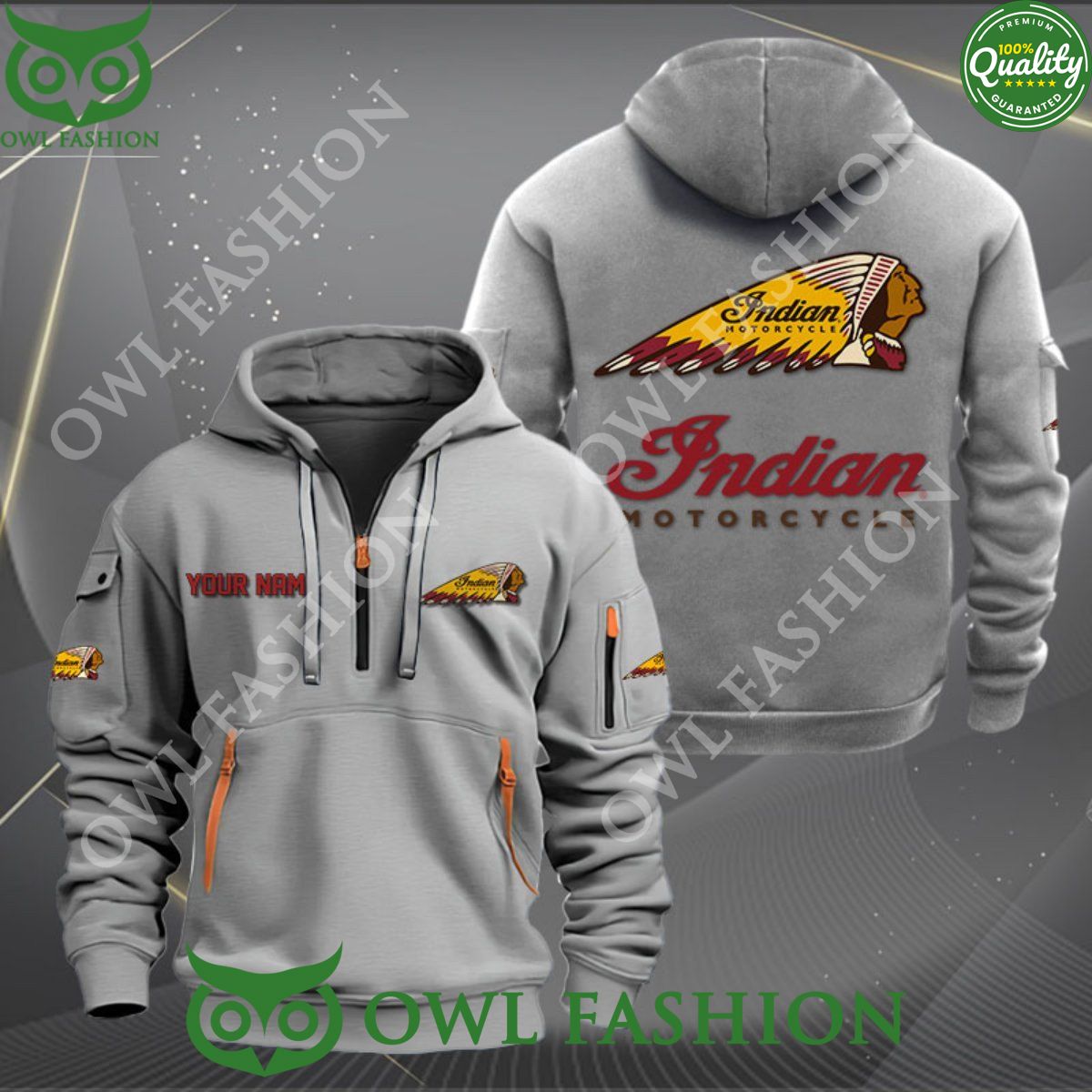 American automotive manufacturer Indian Motorcycle - Adult & Kids T-Shirts, Sweatshirts & Hoodies apparel design preview 1