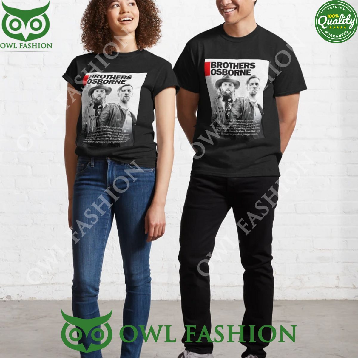 American country music duo Brothers Osborne - Adult & Kids T-Shirts, Sweatshirts & Hoodies apparel design preview 1