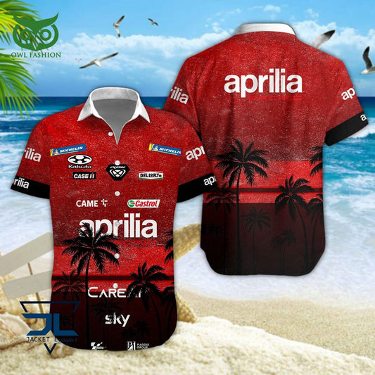 Aprilia Racing Grand Prix Motogp Hawaiian - Adult & Kids T-Shirts, Sweatshirts & Hoodies apparel design preview 1