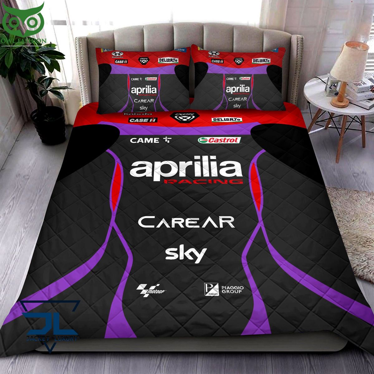 Aprilia Racing Quilt Bedding Set - Adult & Kids T-Shirts, Sweatshirts & Hoodies apparel design preview 1