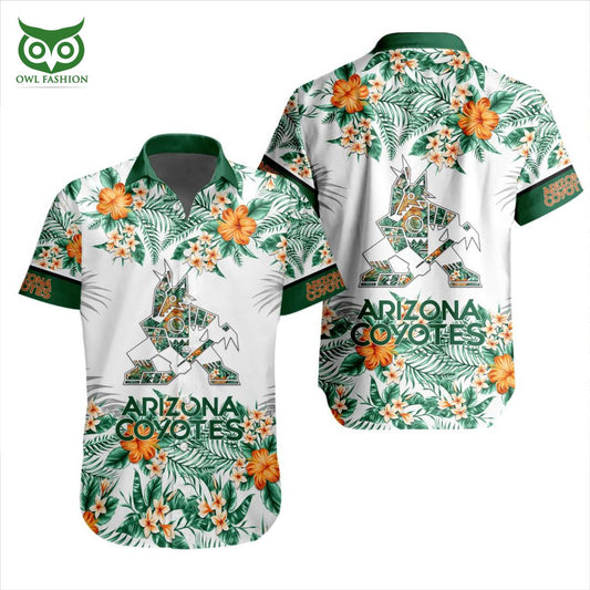 Arizona Coyotes NHL Team Beach Vibe Hawaiian - Adult & Kids T-Shirts, Sweatshirts & Hoodies apparel design preview 1