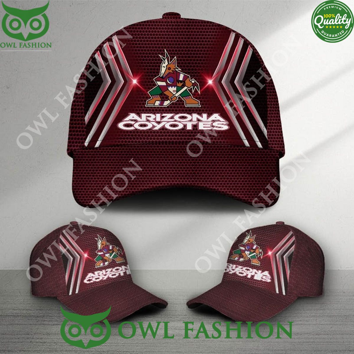 Arizona Coyotes Printed NHL Ice Hockey Classic Cap - Adult & Kids T-Shirts, Sweatshirts & Hoodies apparel design preview 1