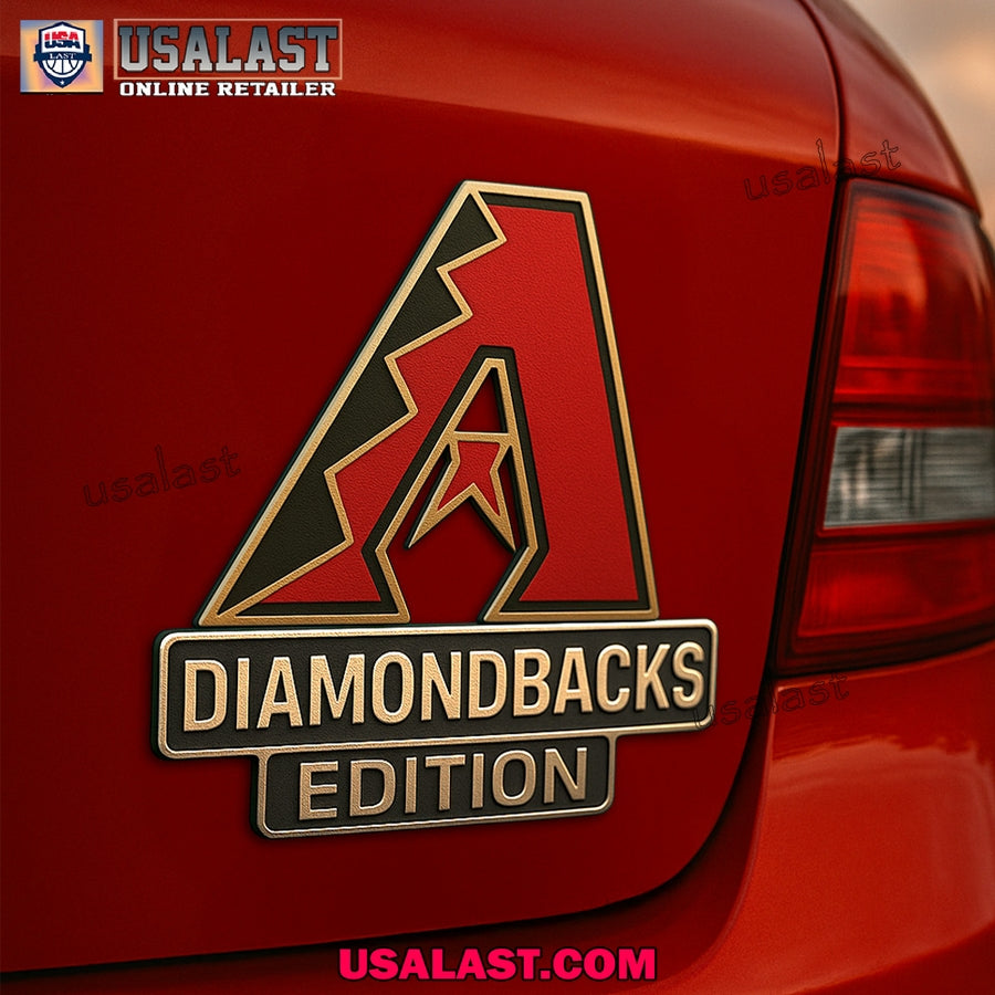 Arizona Diamondbacks Car Emblem Custom 3D Badge - Adult & Kids T-Shirts, Sweatshirts & Hoodies apparel design preview 1