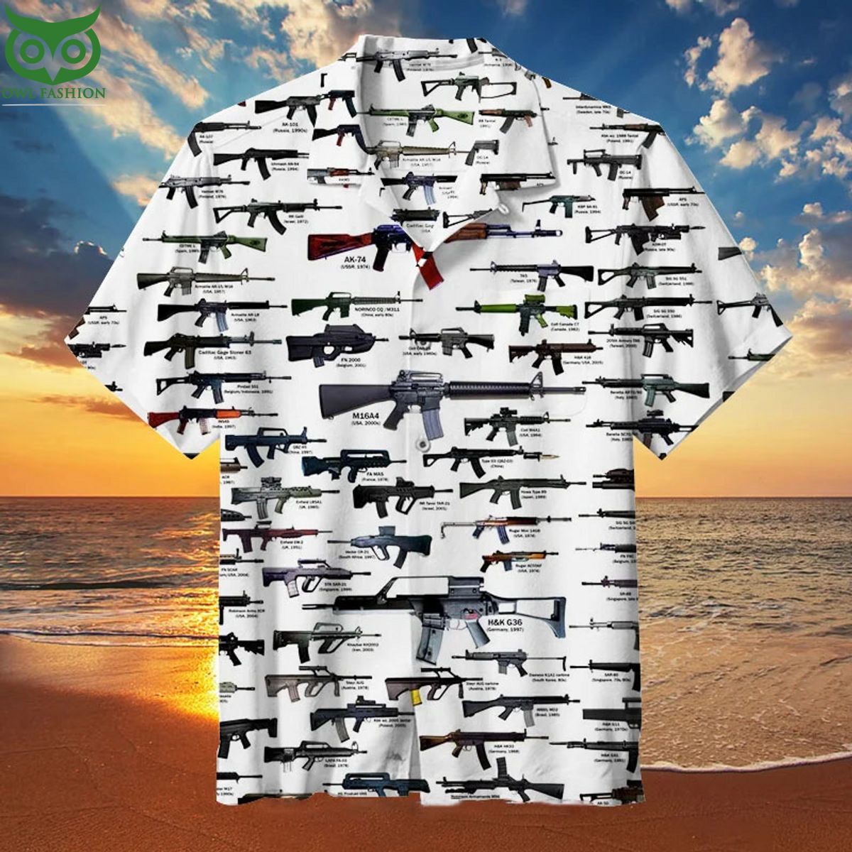Armory Universal Rifle Collection Hawaiian - Adult & Kids T-Shirts, Sweatshirts & Hoodies apparel design preview 1