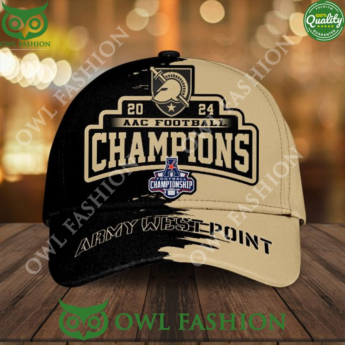 Army Black Knights Football 2024 AAC Champions - Adult & Kids T-Shirts, Sweatshirts & Hoodies apparel design preview 1