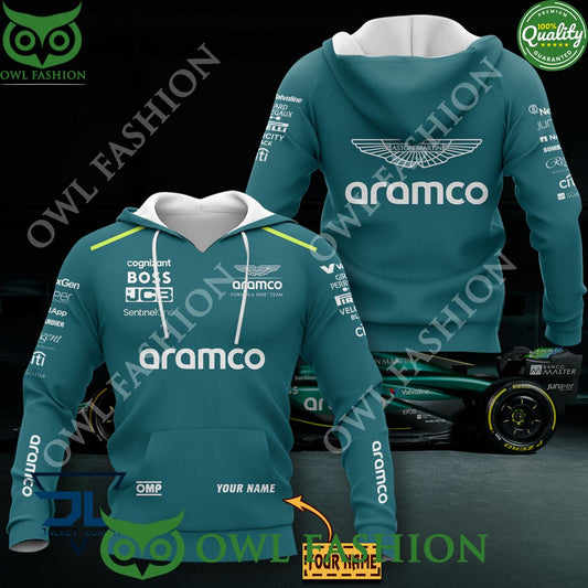 Aston Martin Cognizant British F1 Team 2024 Custom - Adult & Kids T-Shirts, Sweatshirts & Hoodies apparel design preview 1