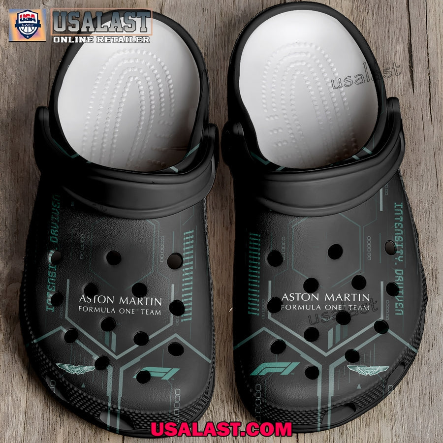 Aston Martin F1 Team Crocs Clogs Shoes - Adult & Kids T-Shirts, Sweatshirts & Hoodies apparel design preview 1