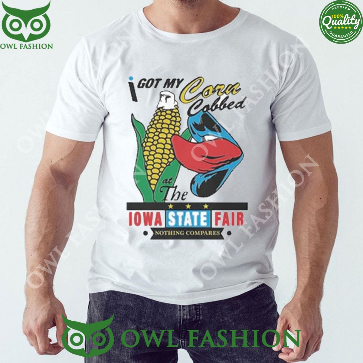 At The Iowa State Fair I Got My Corn Cobbed 2024 - Adult & Kids T-Shirts, Sweatshirts & Hoodies apparel design preview 1
