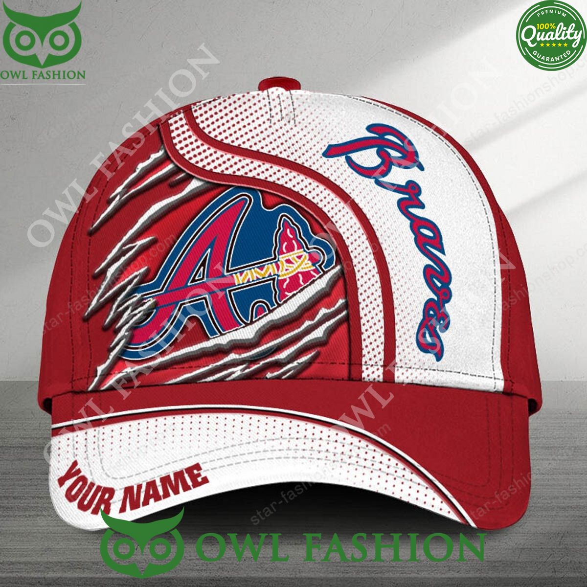 Atlanta Braves Personalized MLB Premium Classic Cap - Adult & Kids T-Shirts, Sweatshirts & Hoodies apparel design preview 1