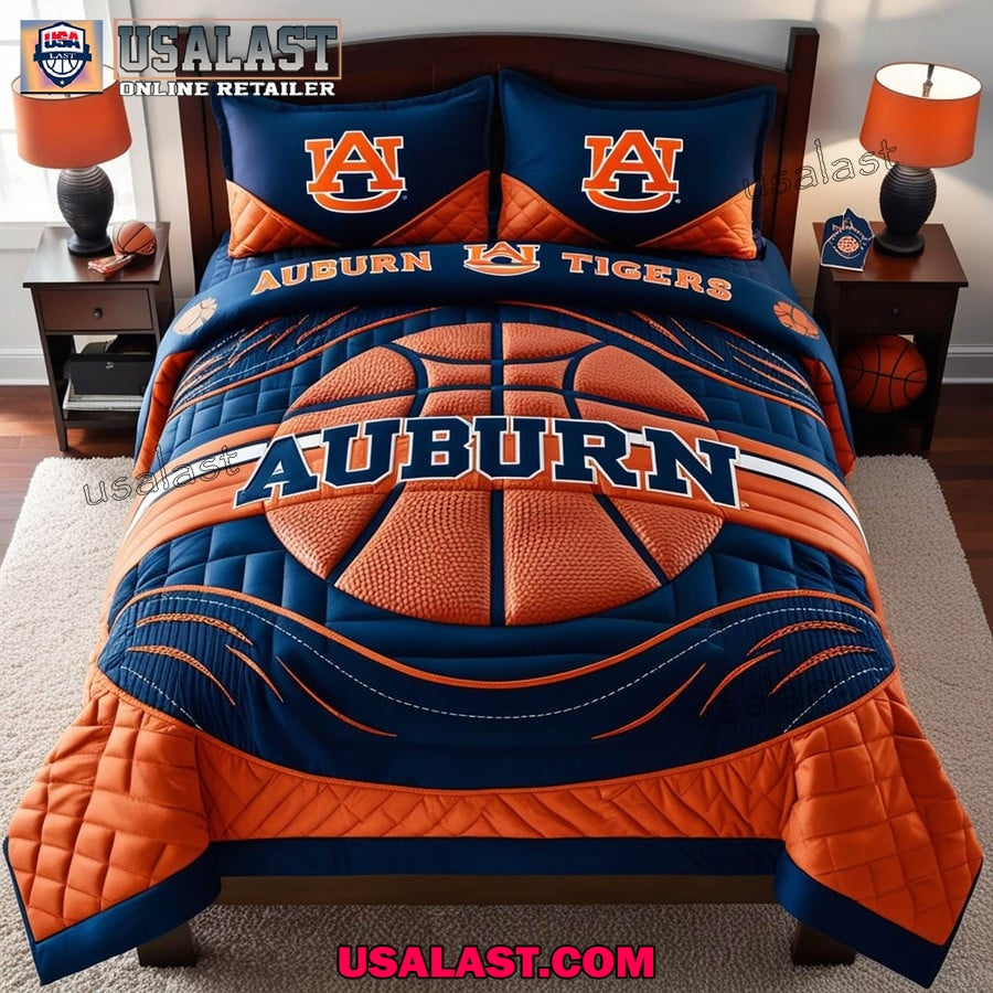 Auburn Tigers Basketball Bedding Set Duvet Cover - Adult & Kids T-Shirts, Sweatshirts & Hoodies apparel design preview 1