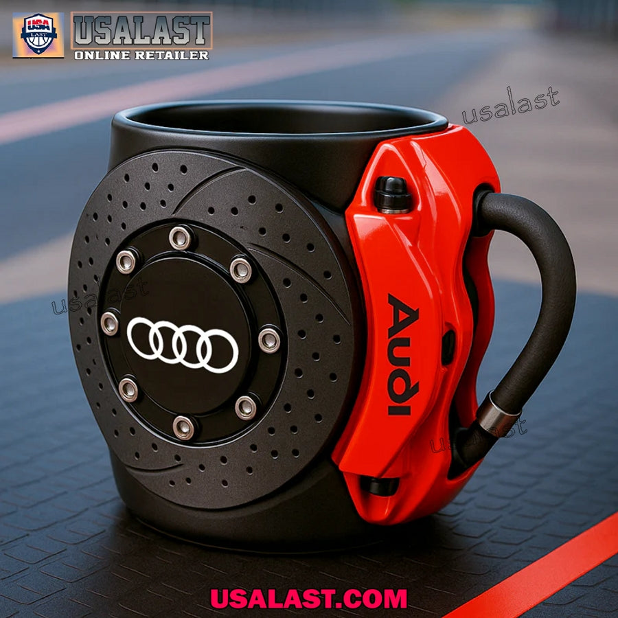 Audi Brake Caliper Mug - Adult & Kids T-Shirts, Sweatshirts & Hoodies apparel design preview 1
