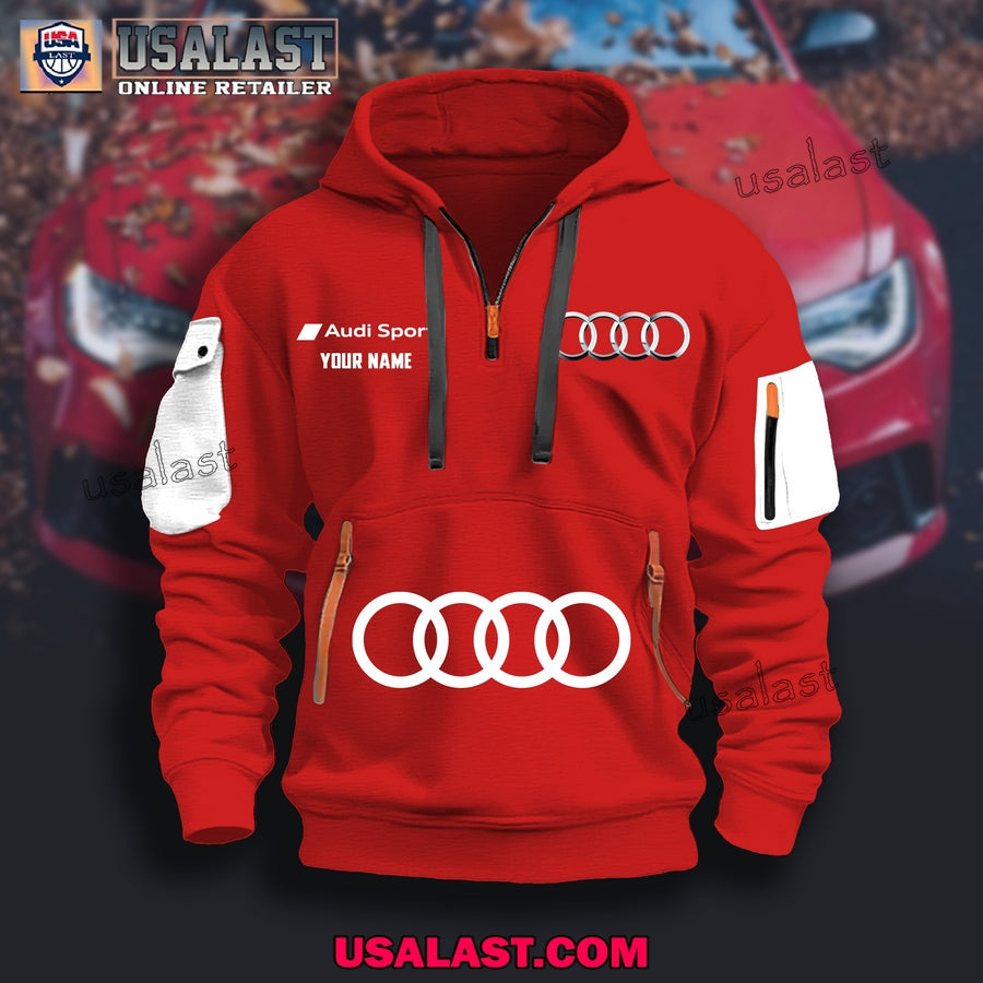 Audi Sport New Model 2025 Heavy Zip - Adult & Kids T-Shirts, Sweatshirts & Hoodies apparel design preview 1