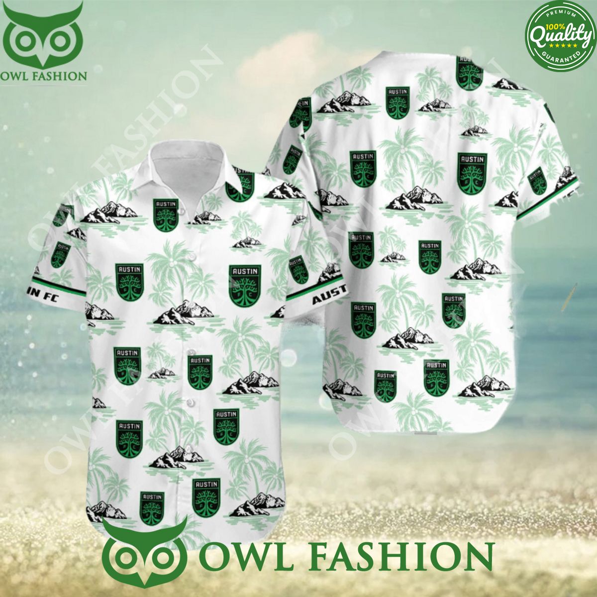 Austin Fc Major League MLS Champion Hawaiian - Adult & Kids T-Shirts, Sweatshirts & Hoodies apparel design preview 1