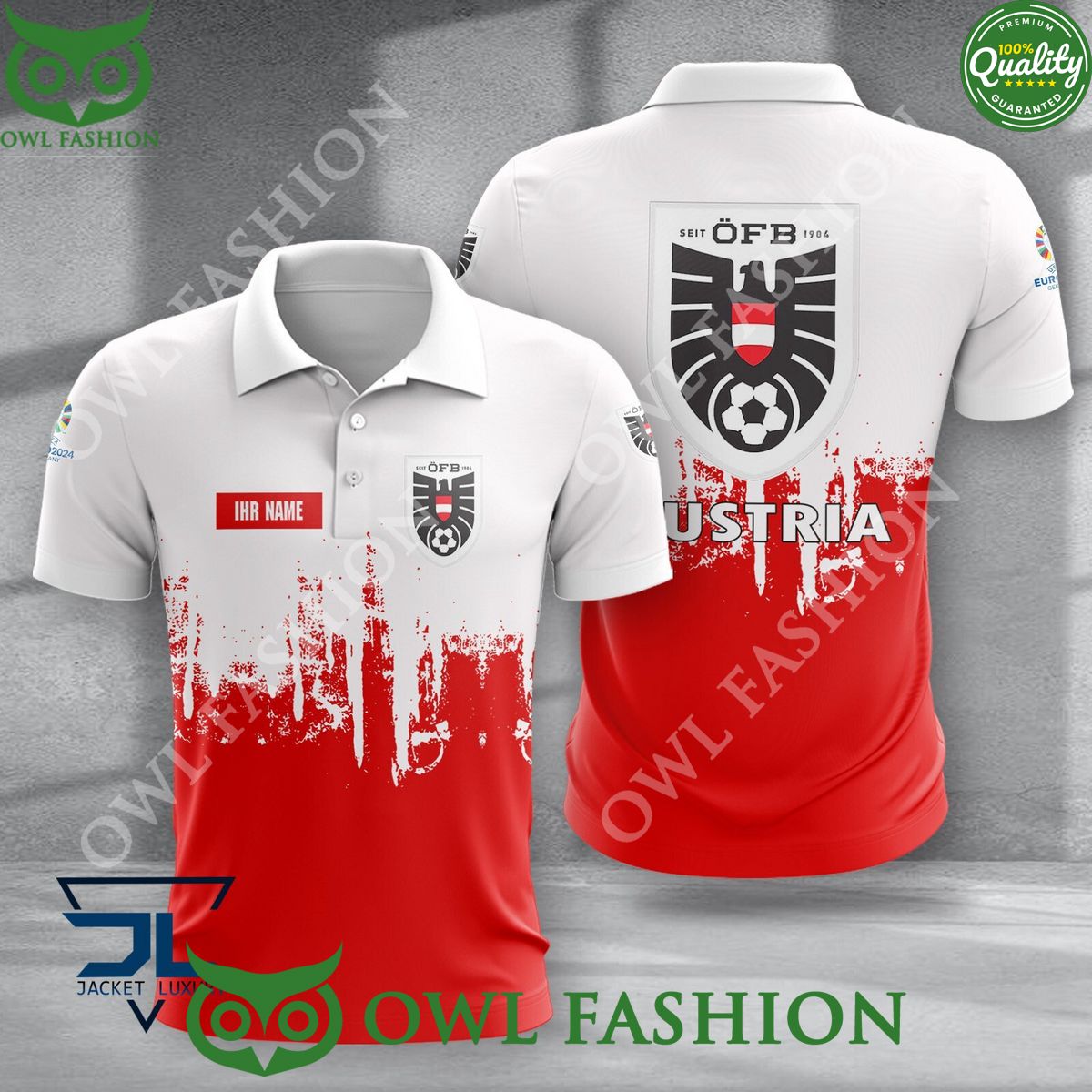 Austria National Football Euro Champion Personalized - Adult & Kids T-Shirts, Sweatshirts & Hoodies apparel design preview 1
