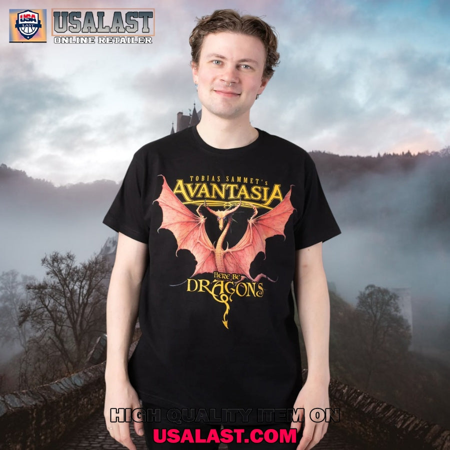 Avantasia Here Be Dragons Album - Adult & Kids T-Shirts, Sweatshirts & Hoodies apparel design preview 1