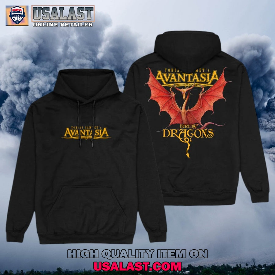 Avantasia Here Be Dragons - Adult & Kids T-Shirts, Sweatshirts & Hoodies apparel design preview 1