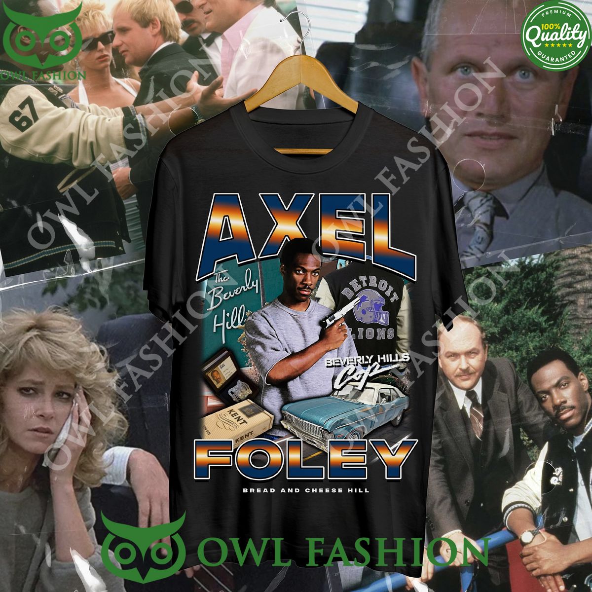 Axel Foley Bread and Cheese Hill Beverly Hills - Adult & Kids T-Shirts, Sweatshirts & Hoodies apparel design preview 1