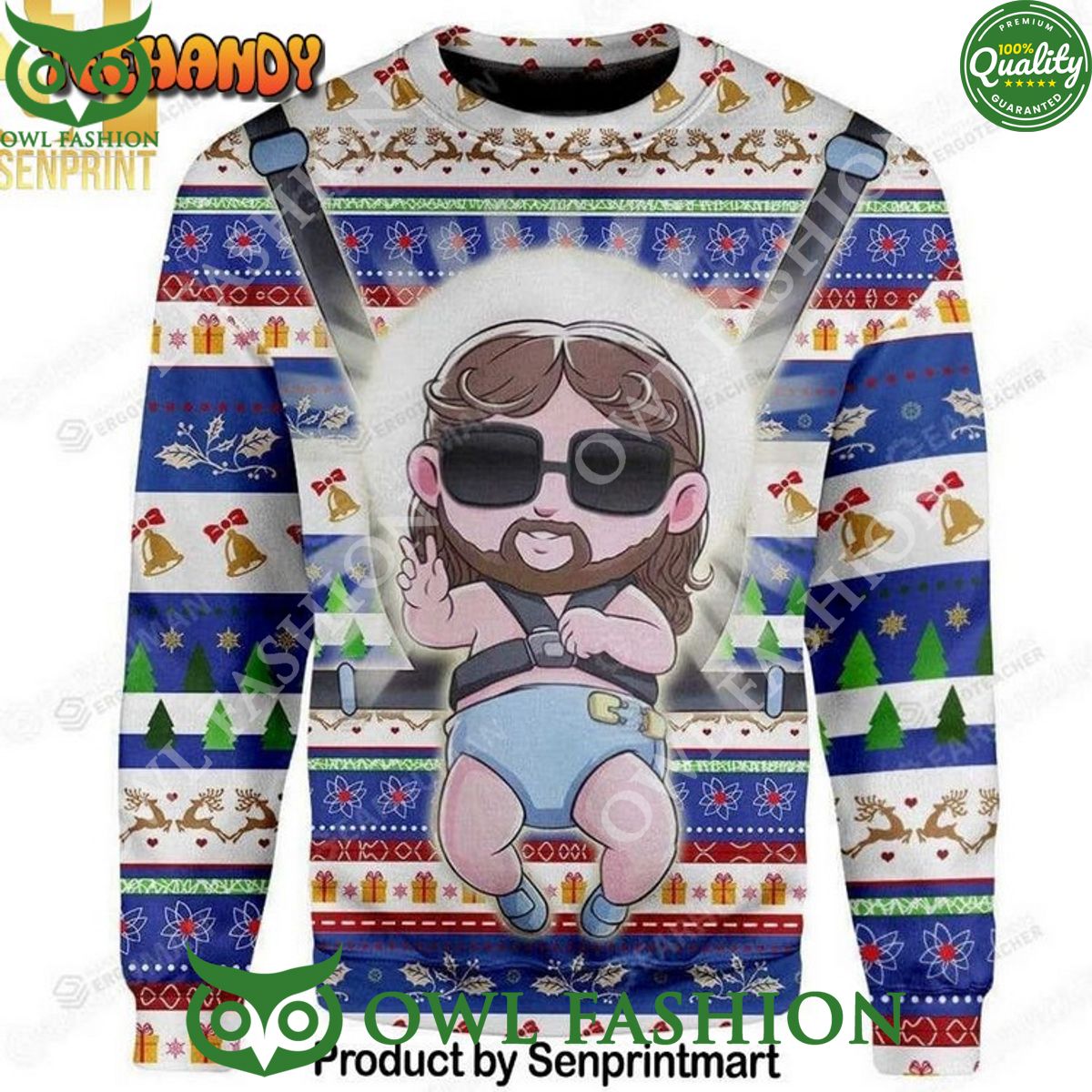 Baby Jesus For Christmas Gifts Knitting Pattern - Adult & Kids T-Shirts, Sweatshirts & Hoodies apparel design preview 1