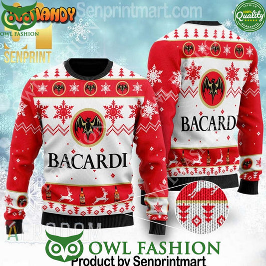 Bacardi Vacation Time Christmas Wool Sweater - Adult & Kids T-Shirts, Sweatshirts & Hoodies apparel design preview 1