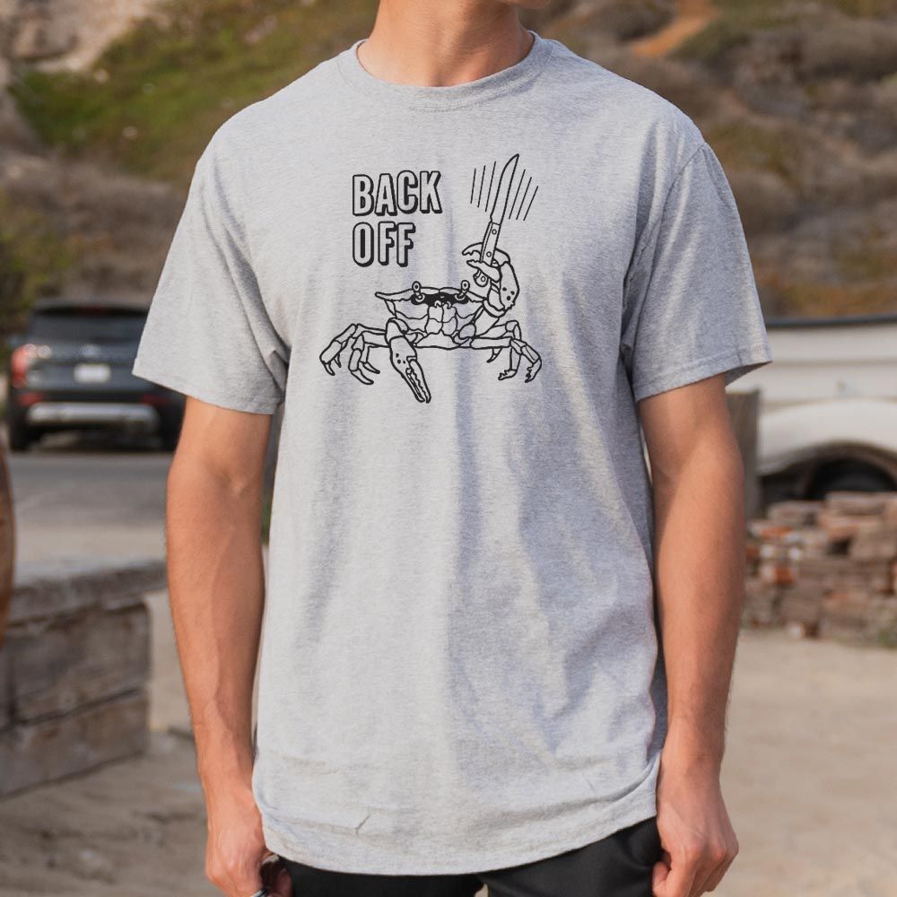 Back Off Crab - Adult & Kids T-Shirts, Sweatshirts & Hoodies apparel design preview 1