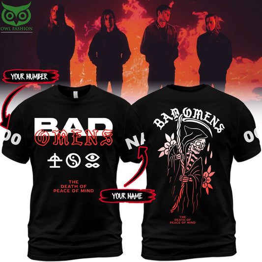 Bad Omens Tour 2023 Customized 3D - Adult & Kids T-Shirts, Sweatshirts & Hoodies apparel design preview 1
