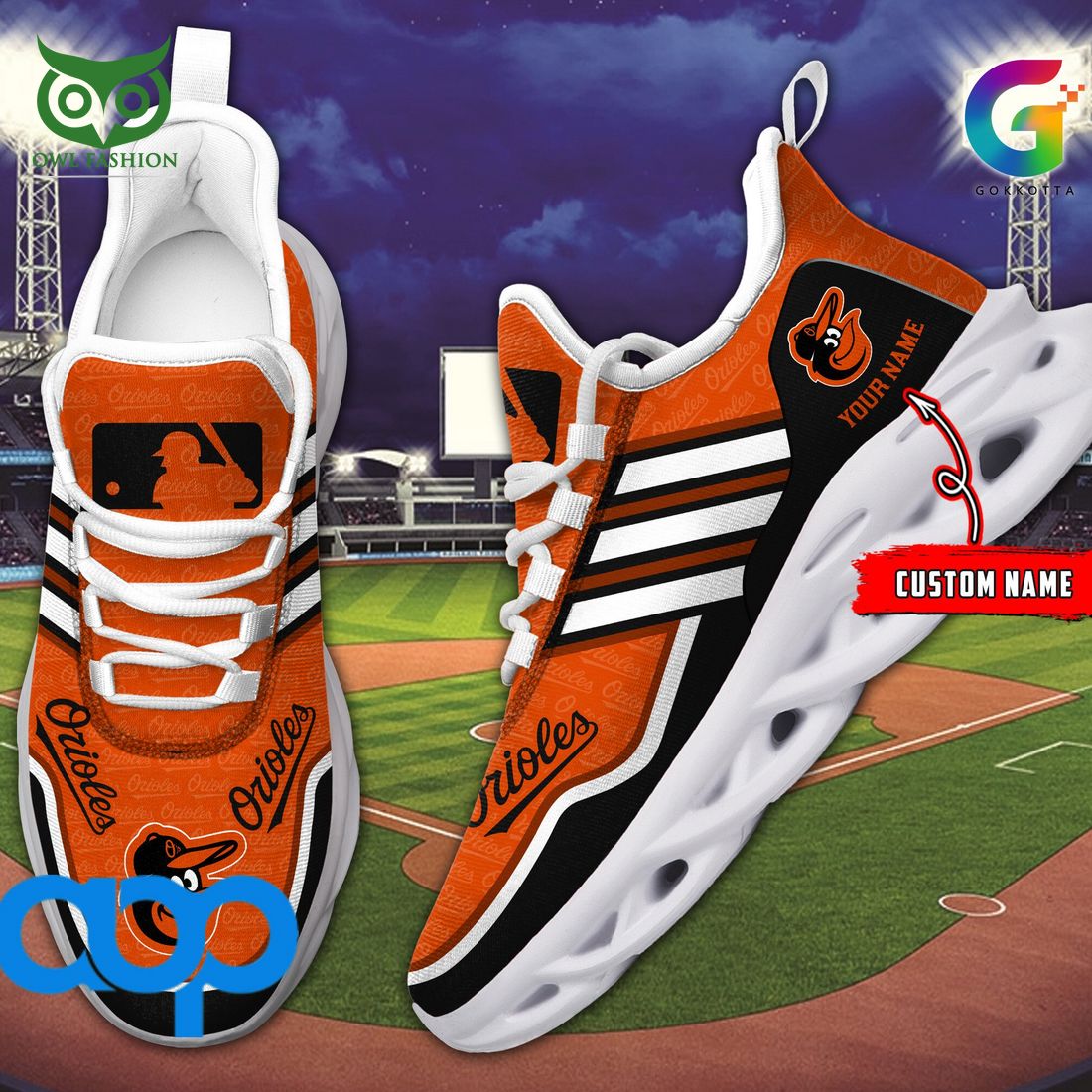 Baltimore Orioles MLB Personalized New Max Soul - Adult & Kids T-Shirts, Sweatshirts & Hoodies apparel design preview 1