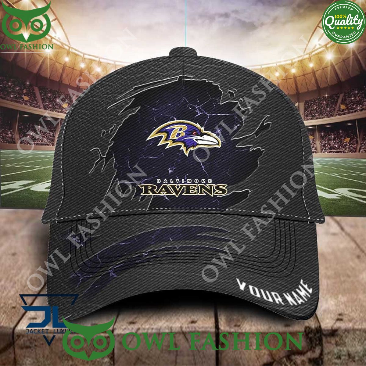 Baltimore Ravens Lightning Tear Customized Printed - Adult & Kids T-Shirts, Sweatshirts & Hoodies apparel design preview 1