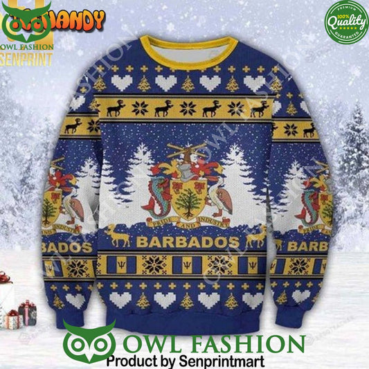 Barbados Island Pride and Industry For Christmas - Adult & Kids T-Shirts, Sweatshirts & Hoodies apparel design preview 1