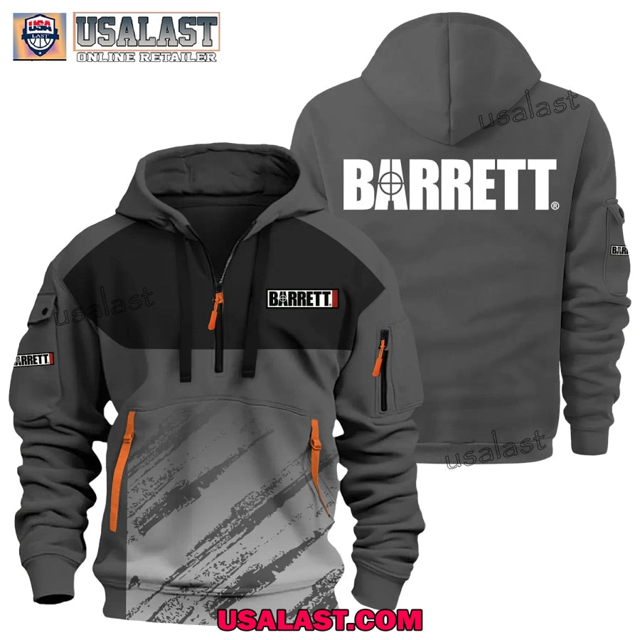 Barrett Firearms Brand Custom Name Heavy Zip - Adult & Kids T-Shirts, Sweatshirts & Hoodies apparel design preview 1