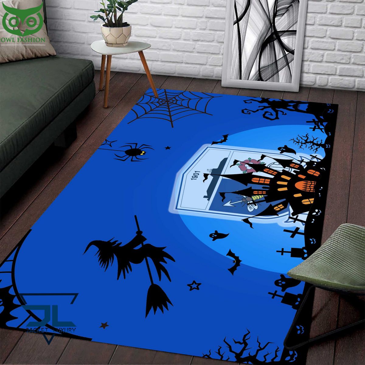 Barrow AFC EFL Halloween Carpet Rug - Adult & Kids T-Shirts, Sweatshirts & Hoodies apparel design preview 1
