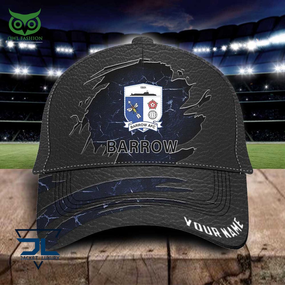Barrow AFC EFL Personalized Leather Classic Cap - Adult & Kids T-Shirts, Sweatshirts & Hoodies apparel design preview 1