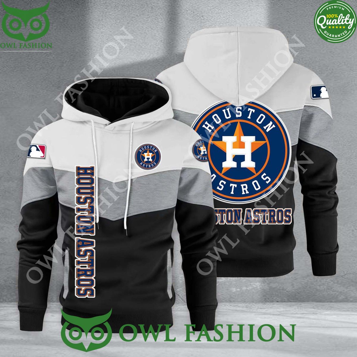 Baseball Houston Astros Team MLB Black White Printed - Adult & Kids T-Shirts, Sweatshirts & Hoodies apparel design preview 1