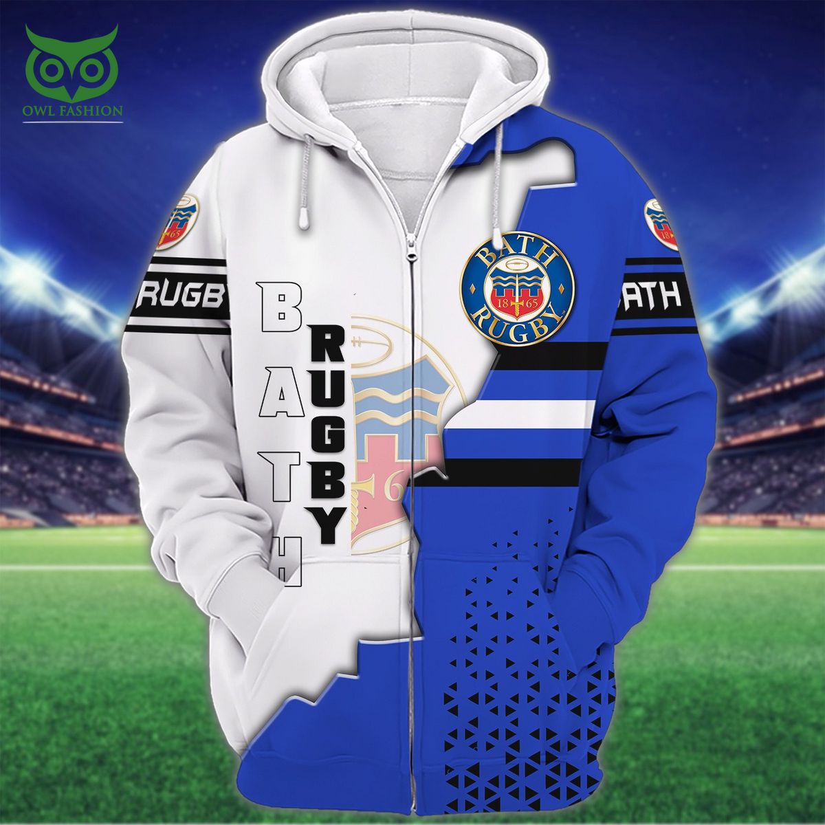 Bath Rugby Gallagher Premiership 3D - Adult & Kids T-Shirts, Sweatshirts & Hoodies apparel design preview 1