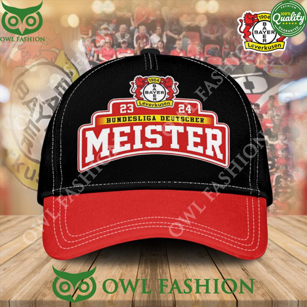 Bayer Leverkusen Bundesliga Deutscher Meister 2024 - Adult & Kids T-Shirts, Sweatshirts & Hoodies apparel design preview 1