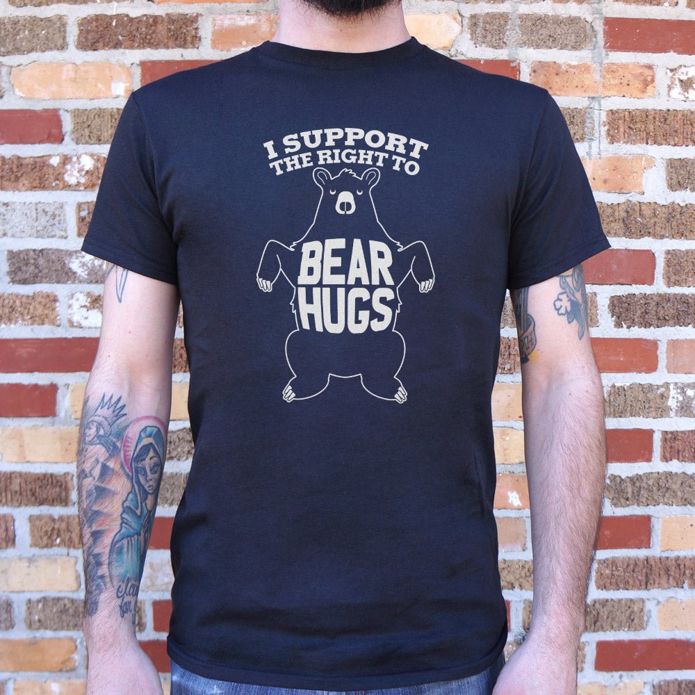 I Support Bear Hugs - Adult & Kids T-Shirts, Sweatshirts & Hoodies apparel design preview 1